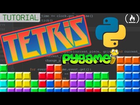 Python and Pygame Tutorial - Build Tetris! Full GameDev Course