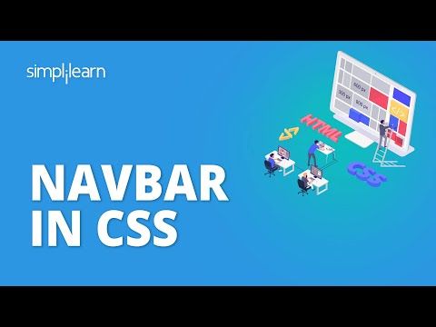 Navbar In CSS | CSS Navigation Bar Tutorial | CSS Tutorial For Beginners | CSS Tutorial |Simplilearn
